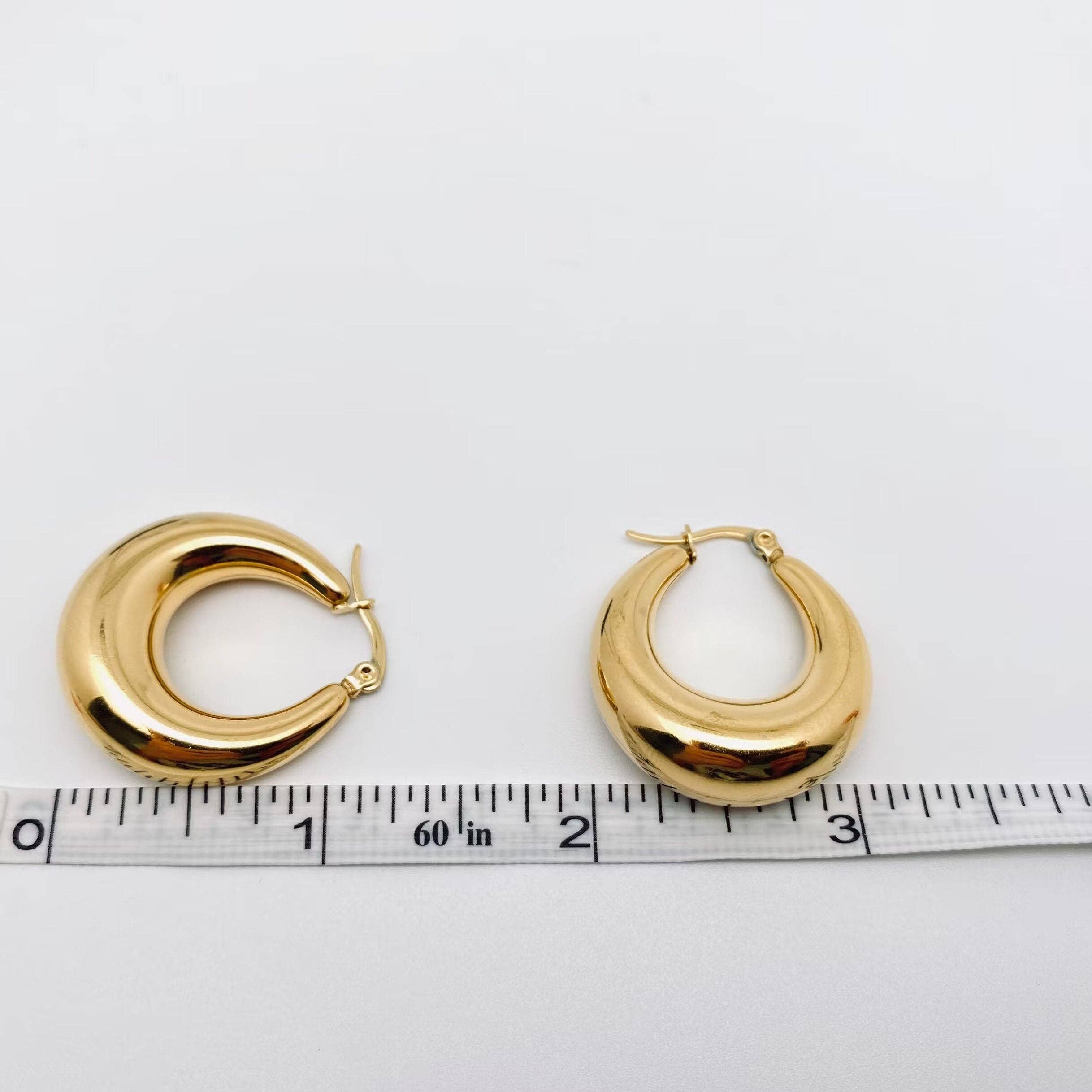 Maya Gold Hoops