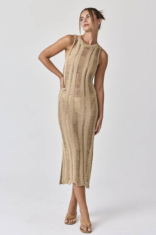 Lillian Ladder Knit Dress