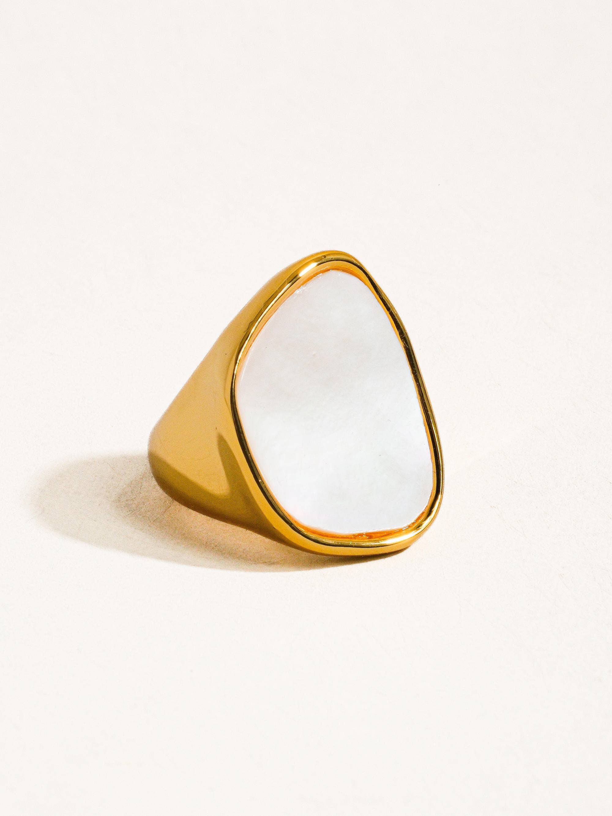 Calypso Natural Shell Statement Ring