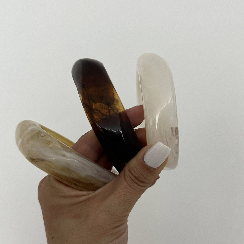 Jada Acrylic Resin Bangle Bracelets