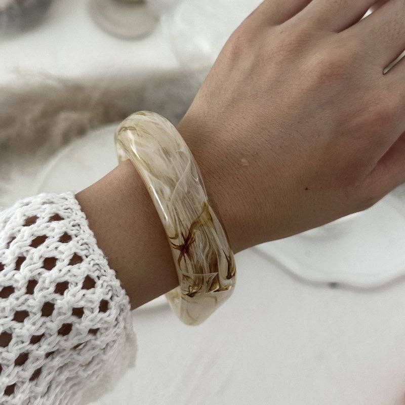 Jada Acrylic Resin Bangle Bracelets