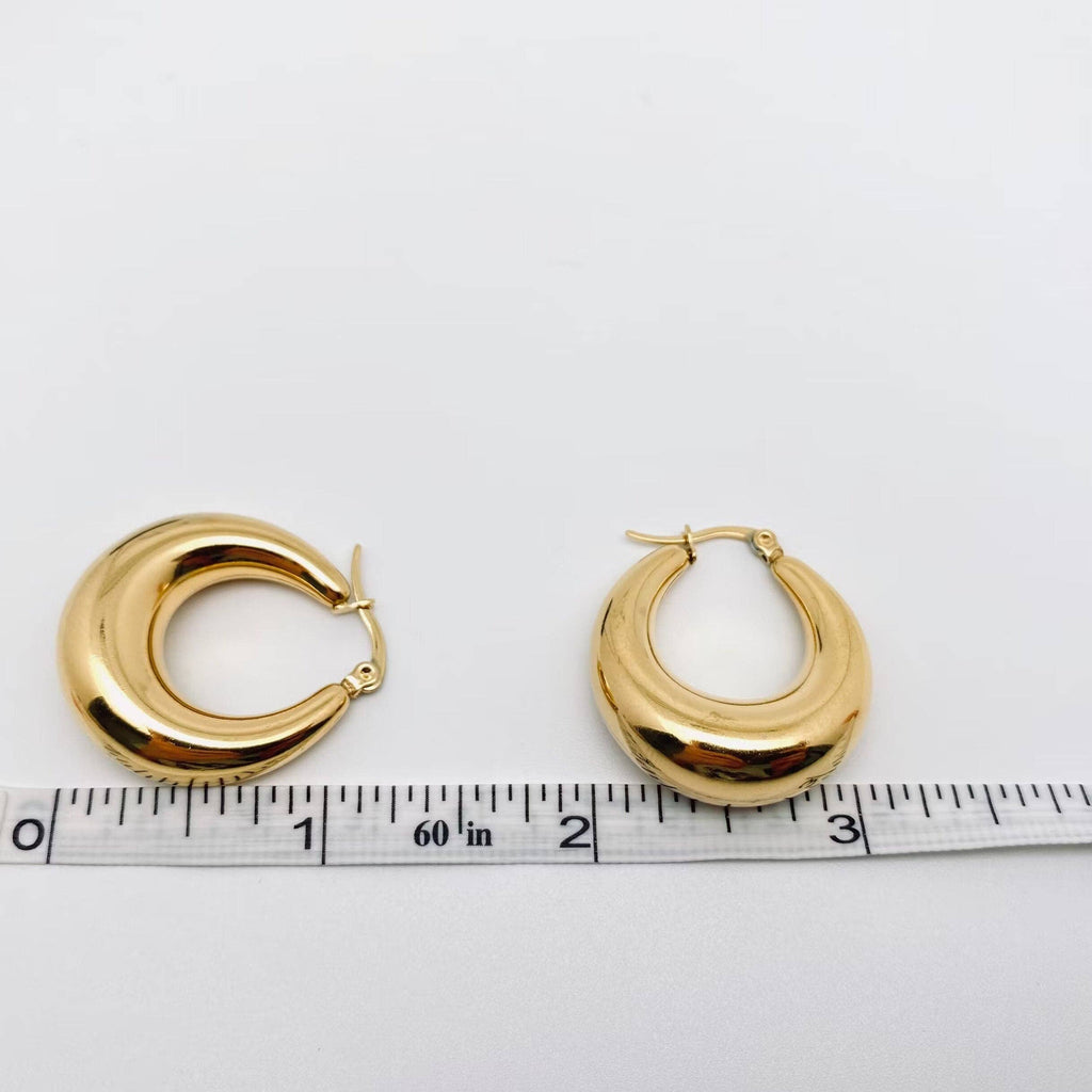 Maya Gold Hoops