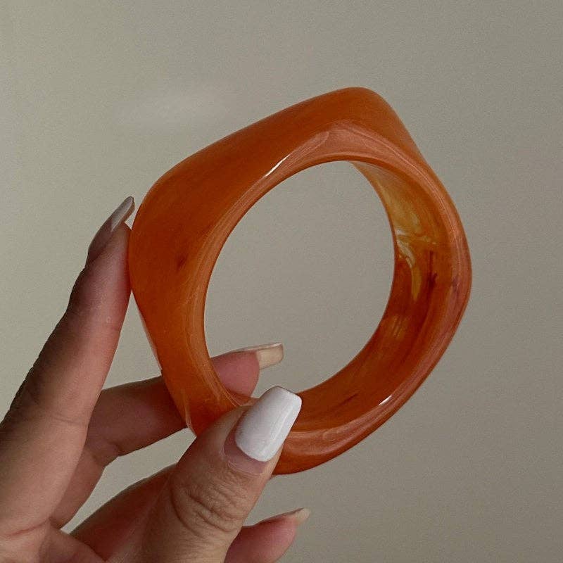 Jada Acrylic Resin Bangle Bracelets