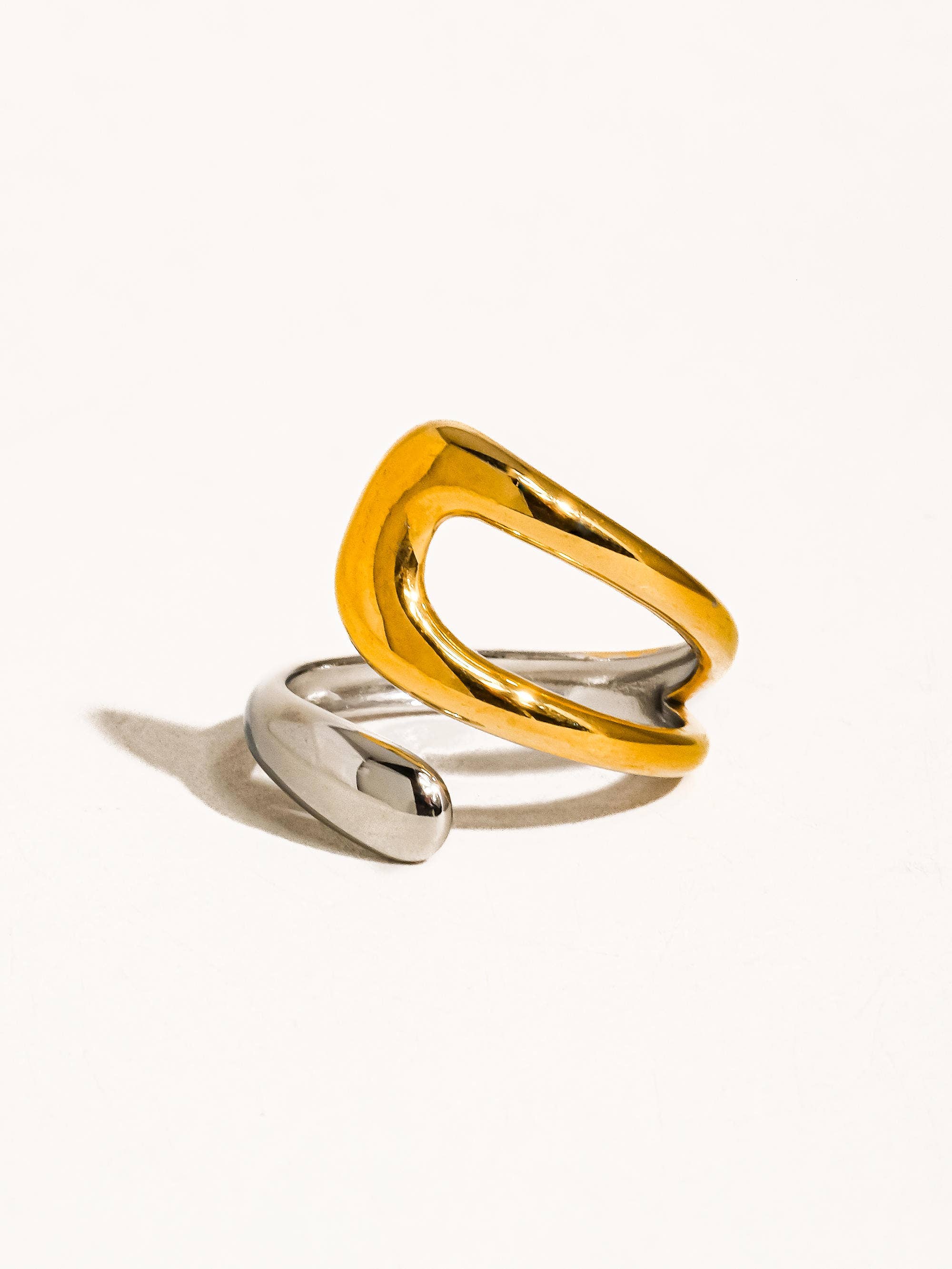 Raya Two Toned Ring