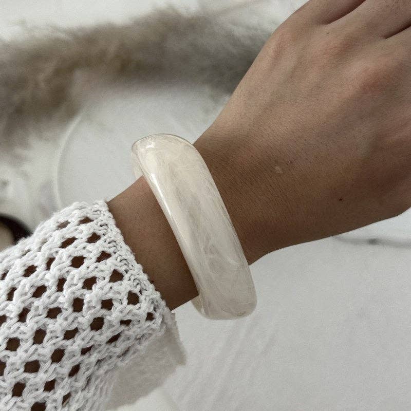 Jada Acrylic Resin Bangle Bracelets