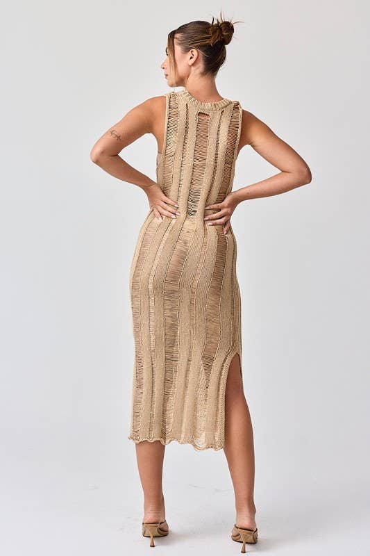 Lillian Ladder Knit Dress
