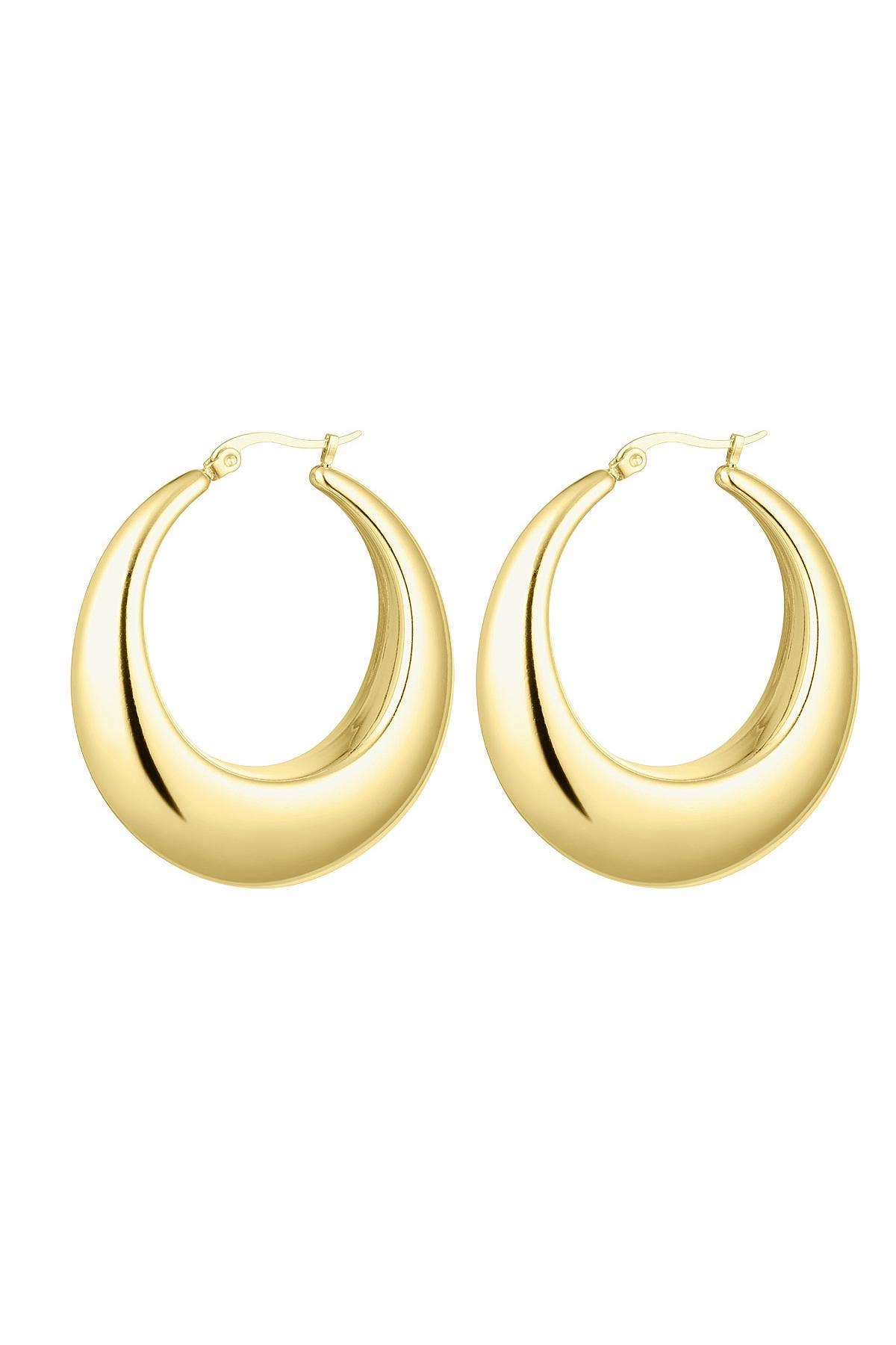 Davia Gold Hoops