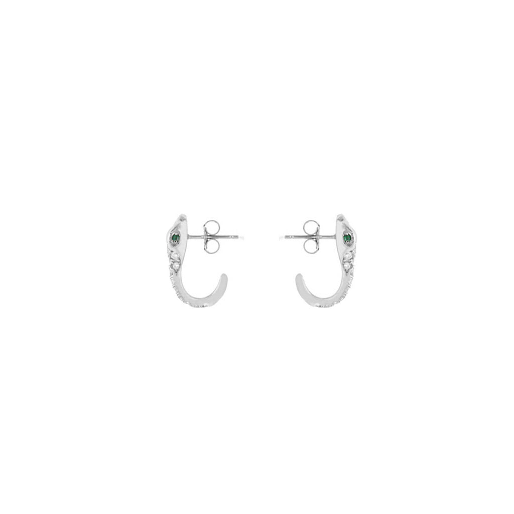 Snake Huggies Hoops Stud
